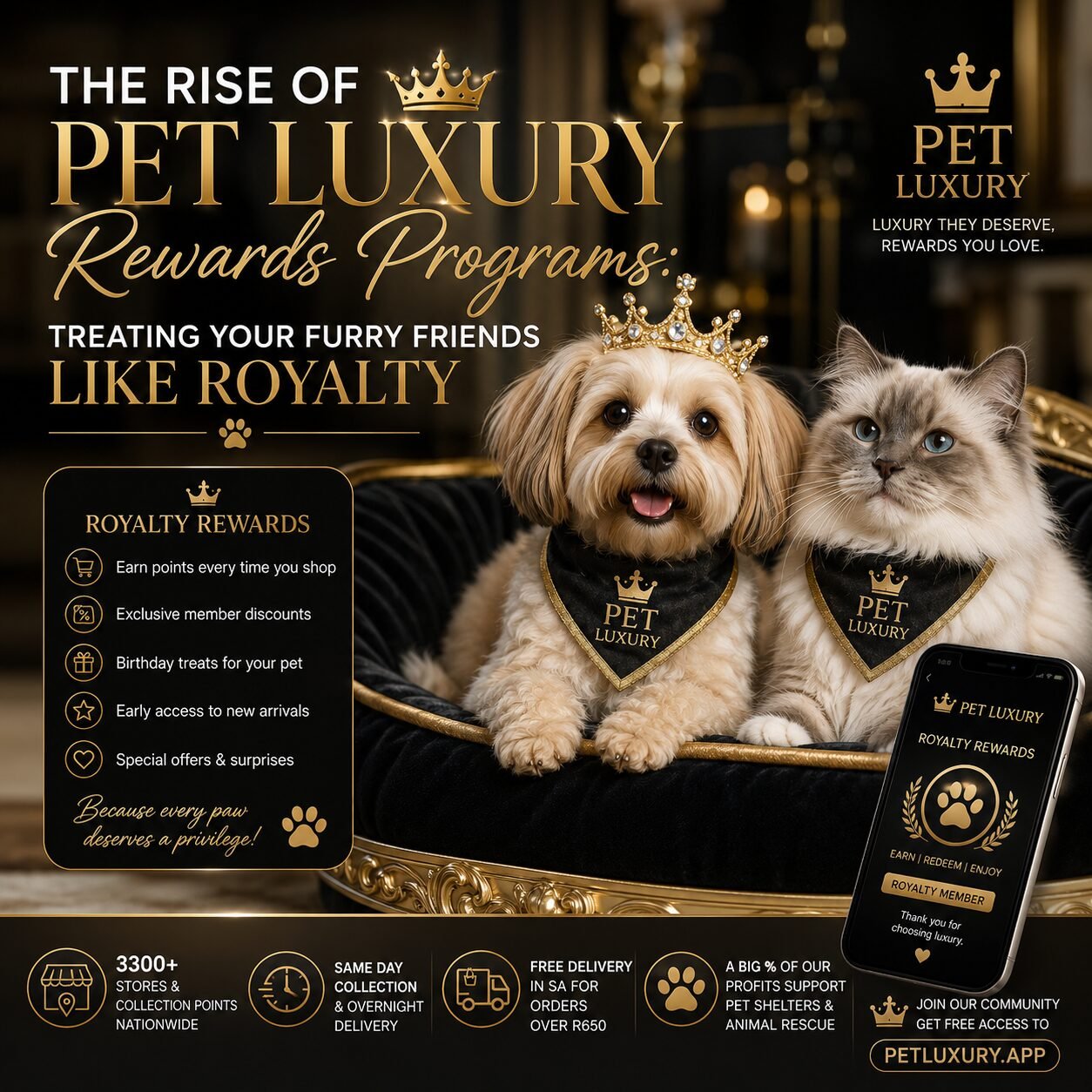 The Rise of Pet Luxury Rewards Programs: Treating Your Furry Friends Like Royalty